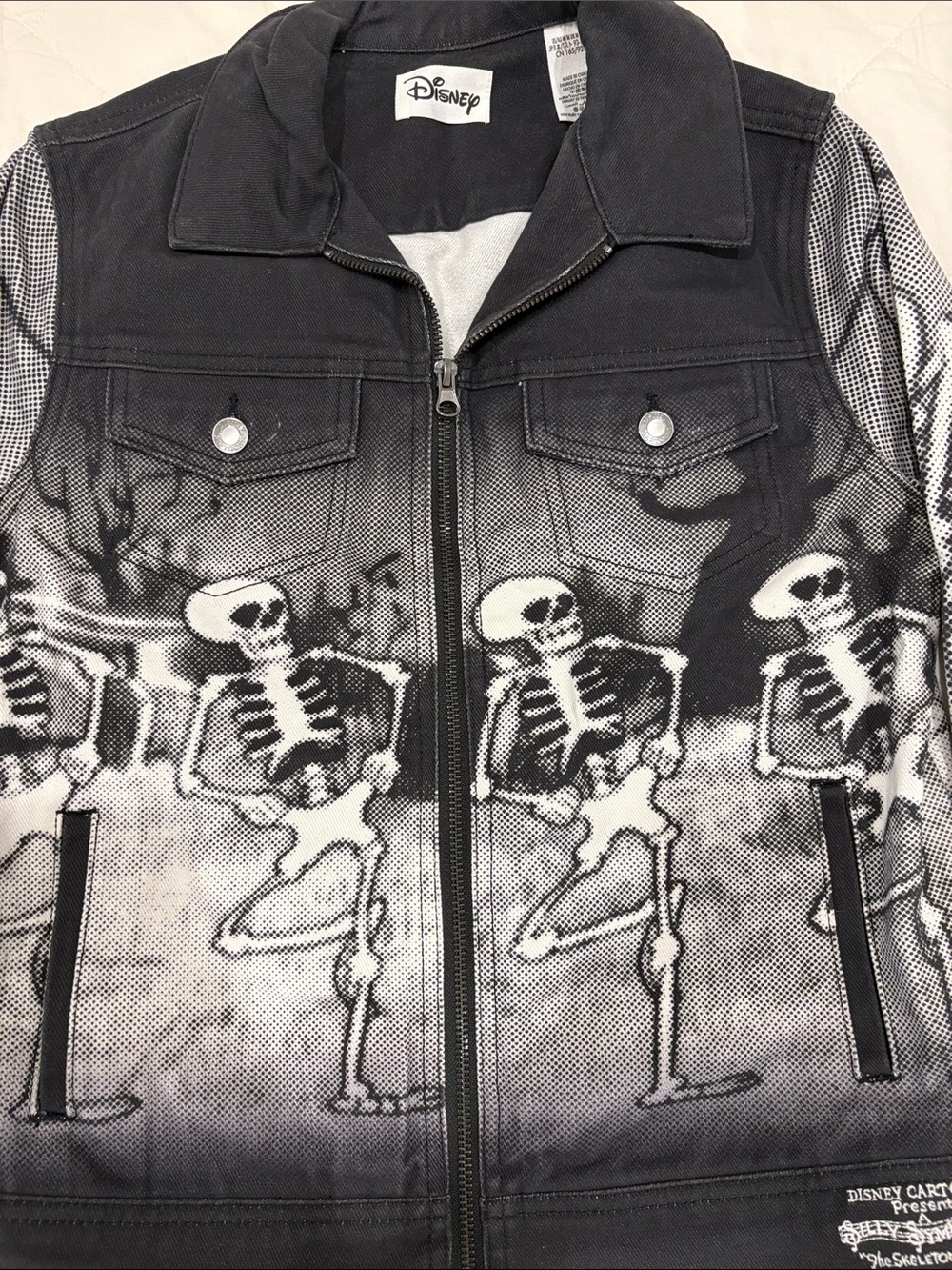Disney “Skeleton Dance” Jacket size M - Picture 3 of 7